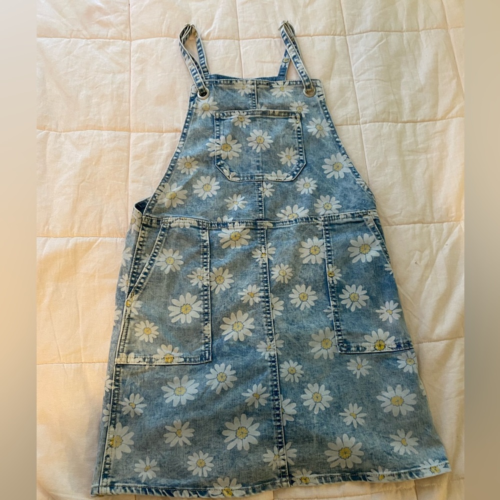 Kids Daisy flower overall dress